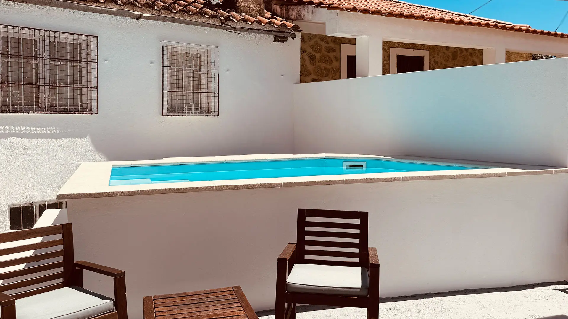 Outdoor pool view